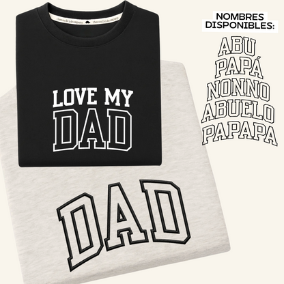 Polo Adulto DAD/ABUELO Outline Estampada