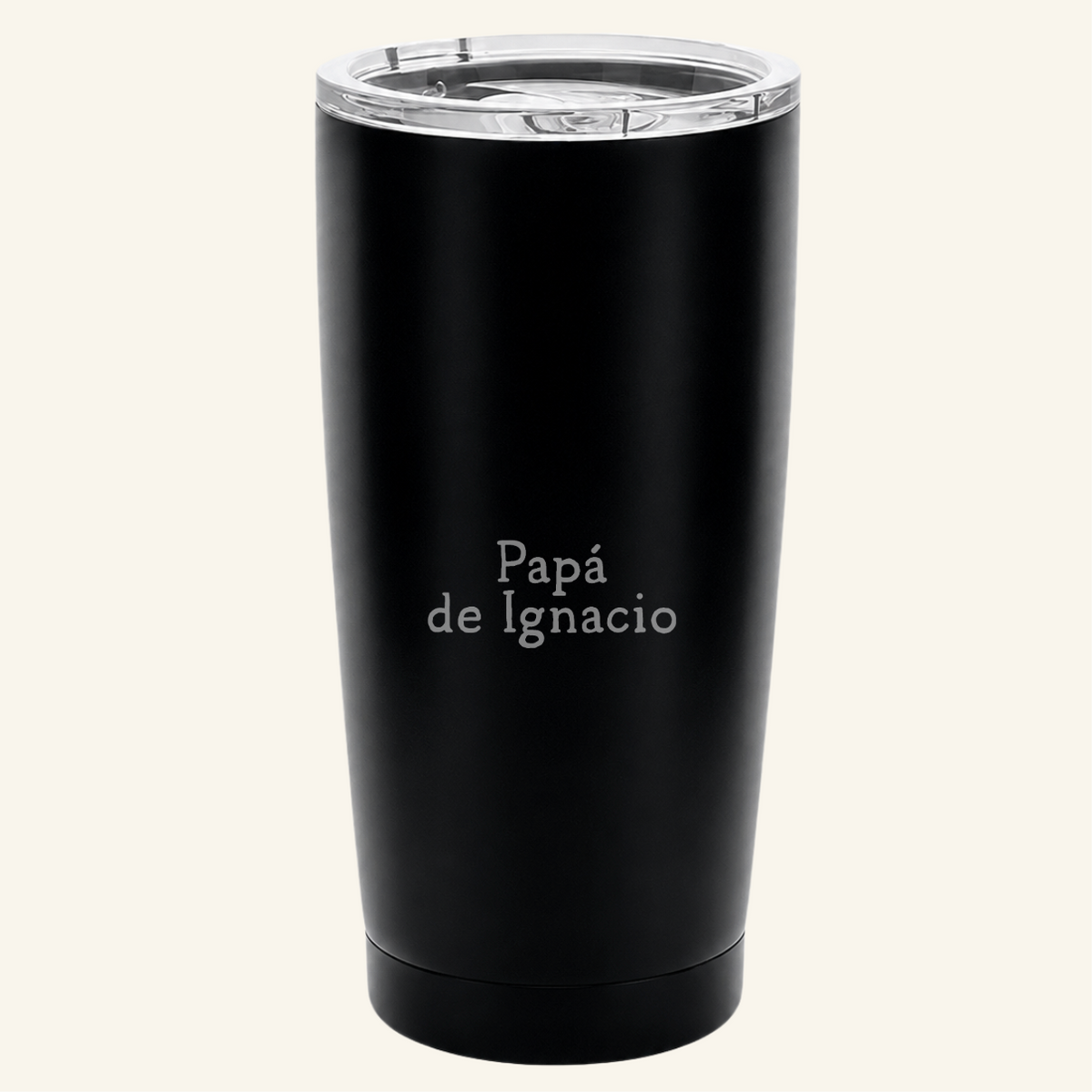Classic Tumbler de acero Papá/Abuelo de _______ (Nombre Personalizado)