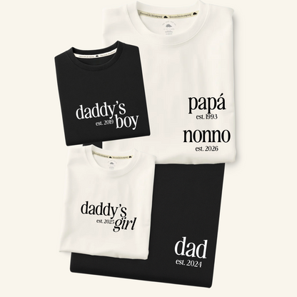 Polo KID Daddy's boy est. (año personalizado)