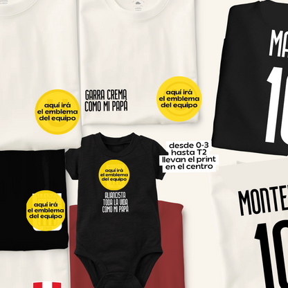 Polo KID Hincha (Apellido y Numero personalizado)