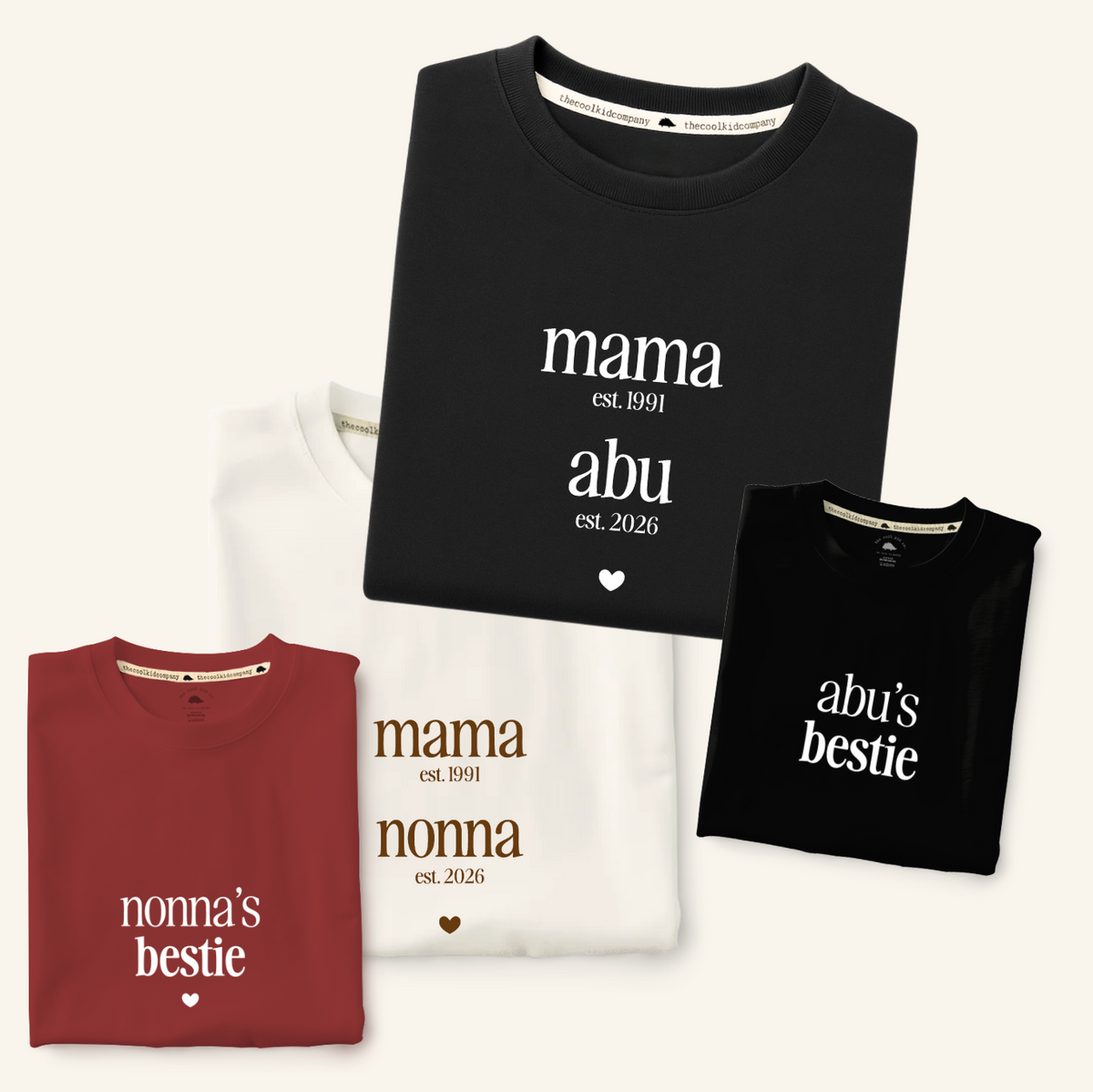 Polo KID Nonna/Abu's Bestie (nombre personalizado)
