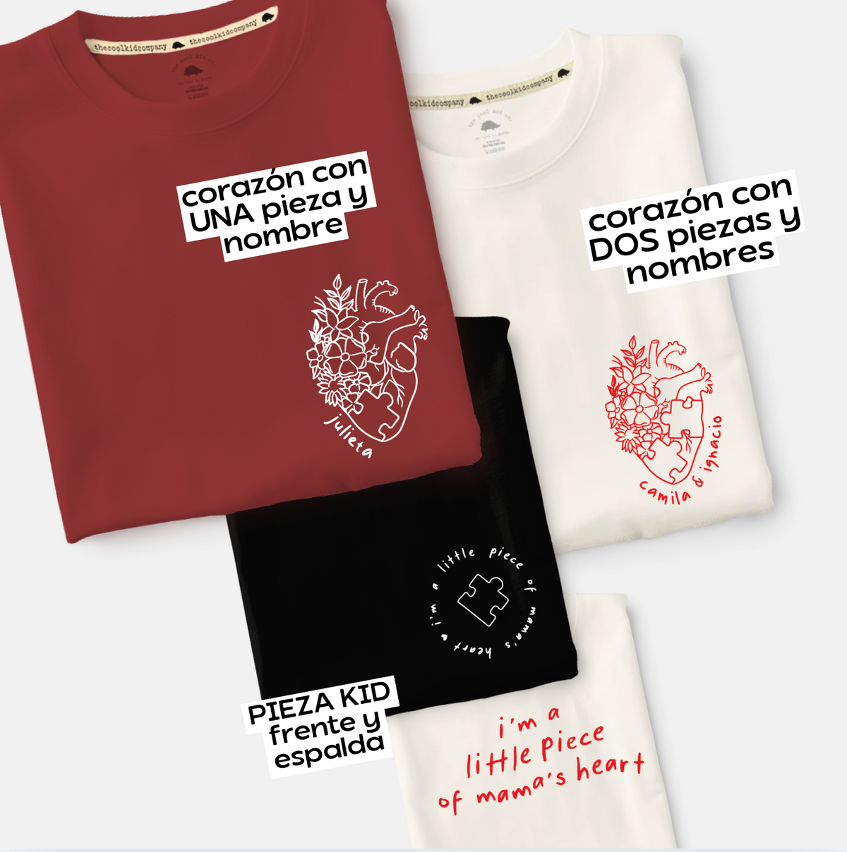 Polera KID Little Piece of Mama's Heart
