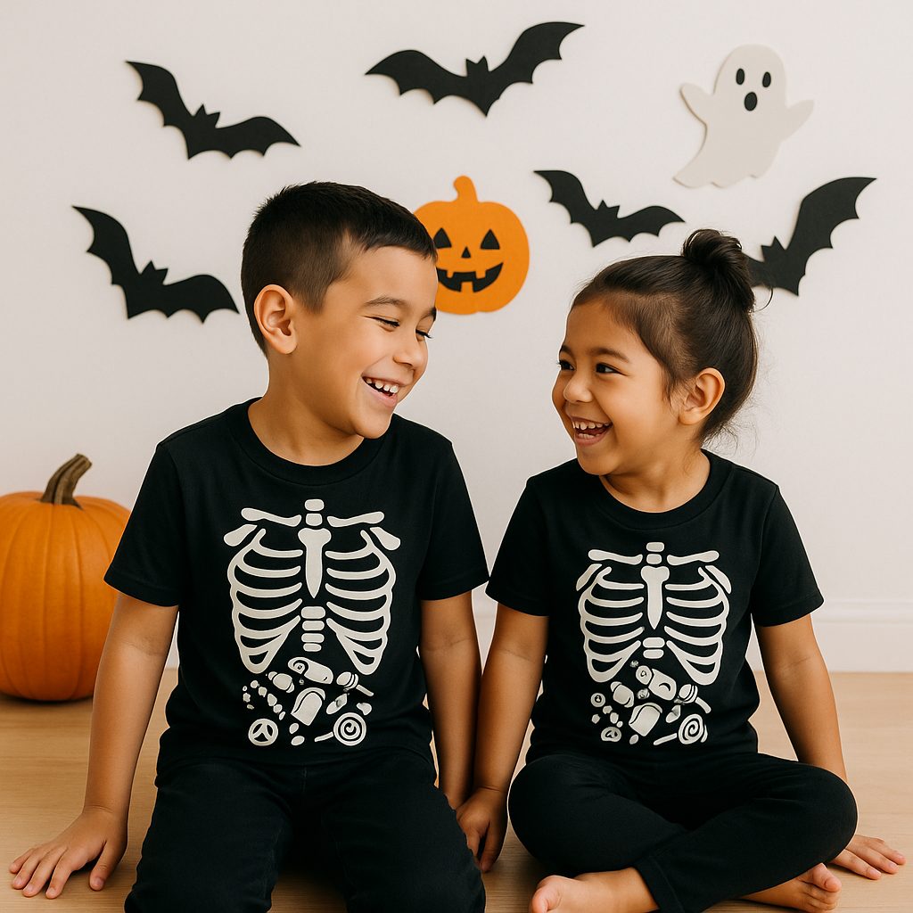 Polo Esqueleto Dulces -COOLween-