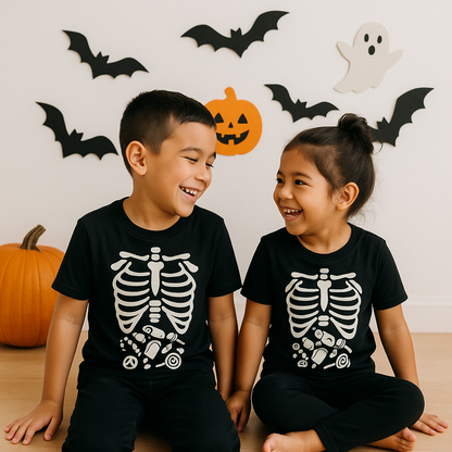 Polo Esqueleto Dulces -COOLween-