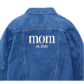 Casaca de jean Mujer Mamá est. Personalizada