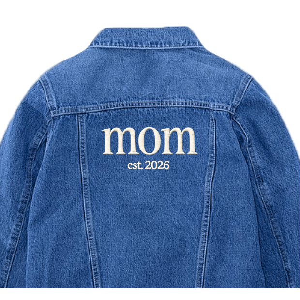 Casaca de jean Mujer Mamá est. Personalizada