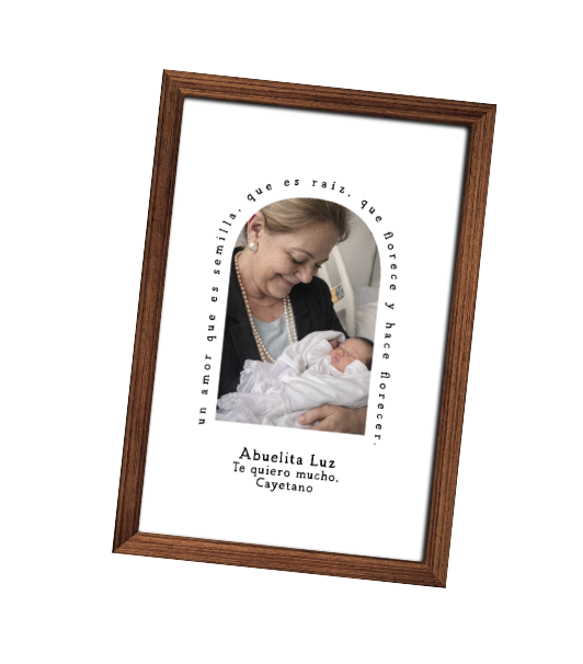 Cuadro Flower Personalizado con Foto