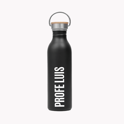 Botella Miss/Profe nombre personalizado