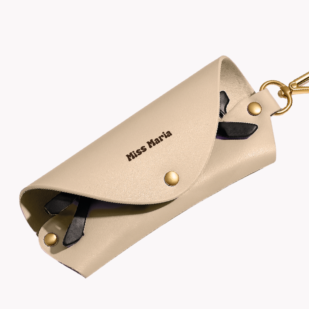 Porta Lentes de Cuero -Personalizado-