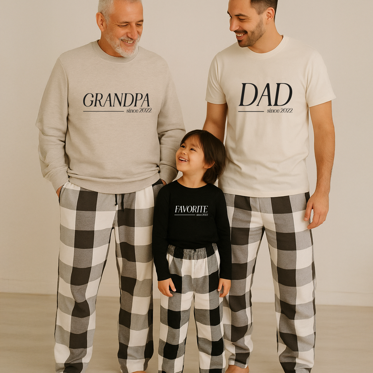 PANTS FELPA de Pijama a cuadros (invierno)