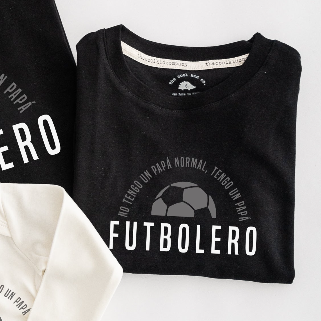 Polo Tengo un papá FUTBOLERO (apellido y # personalizado)