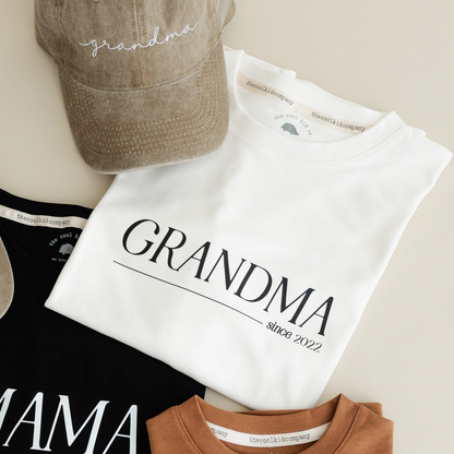 Polo de Adulto GRANDMA SINCE (año personalizado)