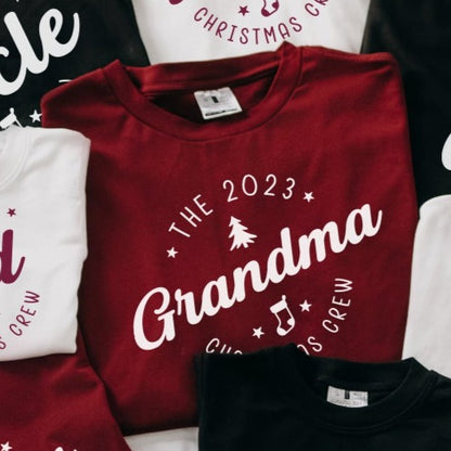 Polo de Adulto 2023 Christmas CREW grandma