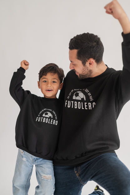 Polo Tengo un papá FUTBOLERO (apellido y # personalizado)