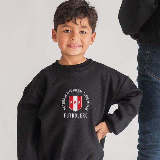 Polera tengo un Papá FUTBOLERO (apellido y # personalizado)