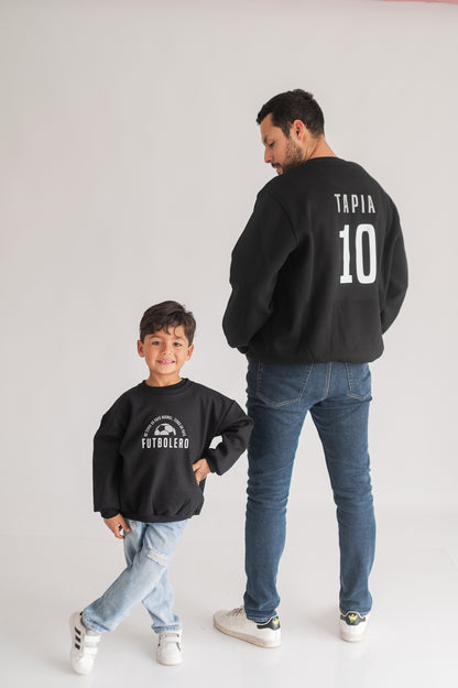 Polera tengo un Papá FUTBOLERO (apellido y # personalizado)