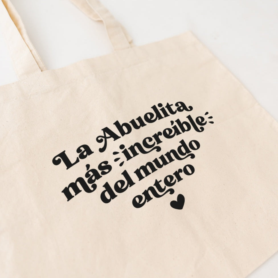 ToteBag La Abuelita más increíble del mundo entero