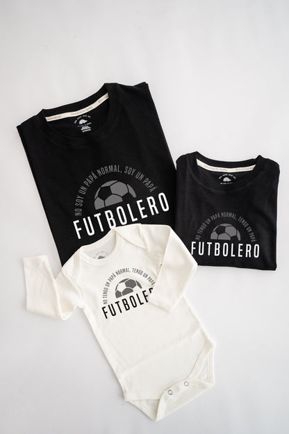 Polo Tengo un papá FUTBOLERO (apellido y # personalizado)