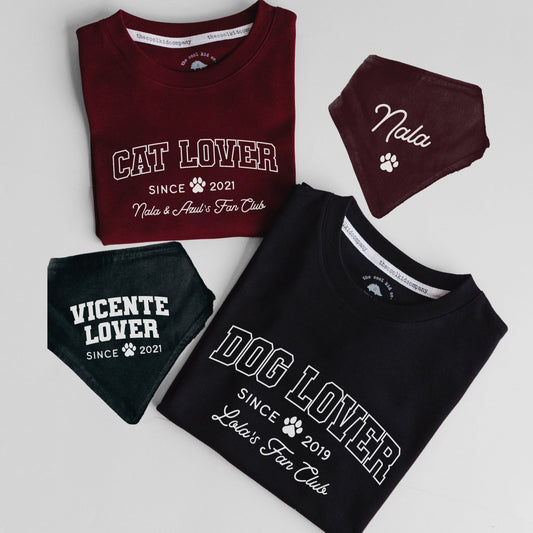 Polo de Adulto Dog/Cat LOVER (personalizado)