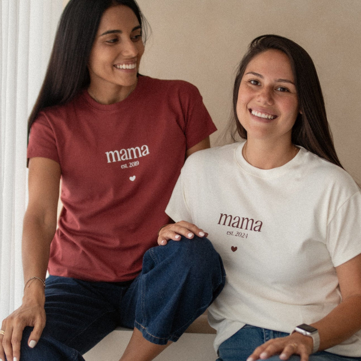Polo Adulto Mamá est. (1 nombre y año personalizado)