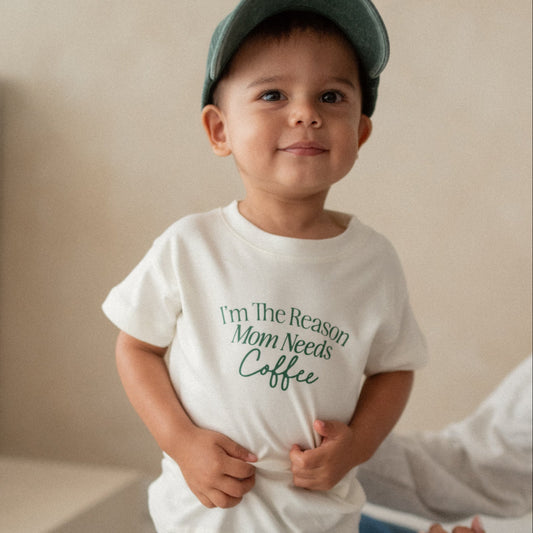 Polo KID I'm The Reason Mom Needs Coffee