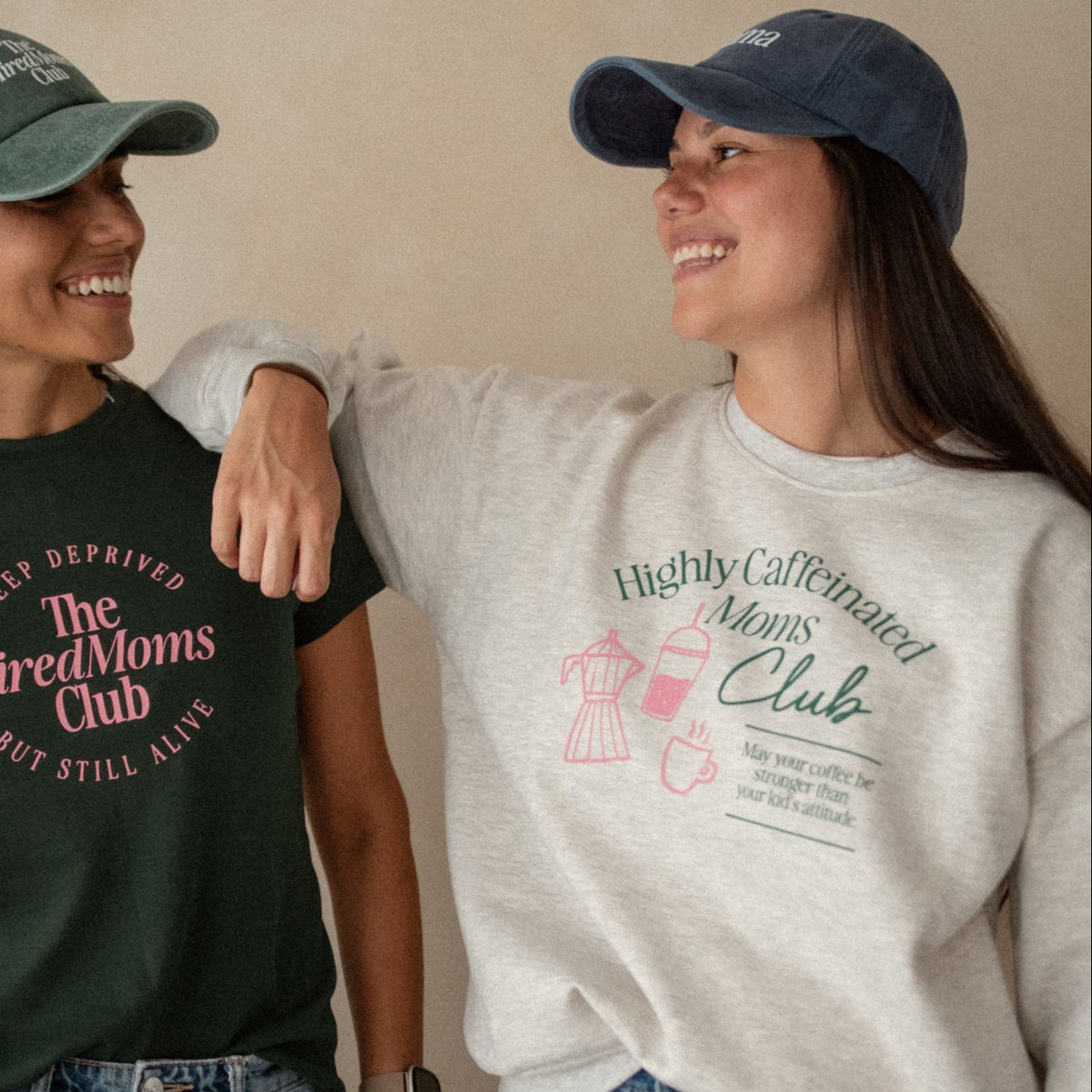 Polera Adulto Highly Caffeinated Moms Club