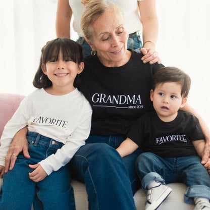 Polo de Adulto GRANDMA SINCE (año personalizado)