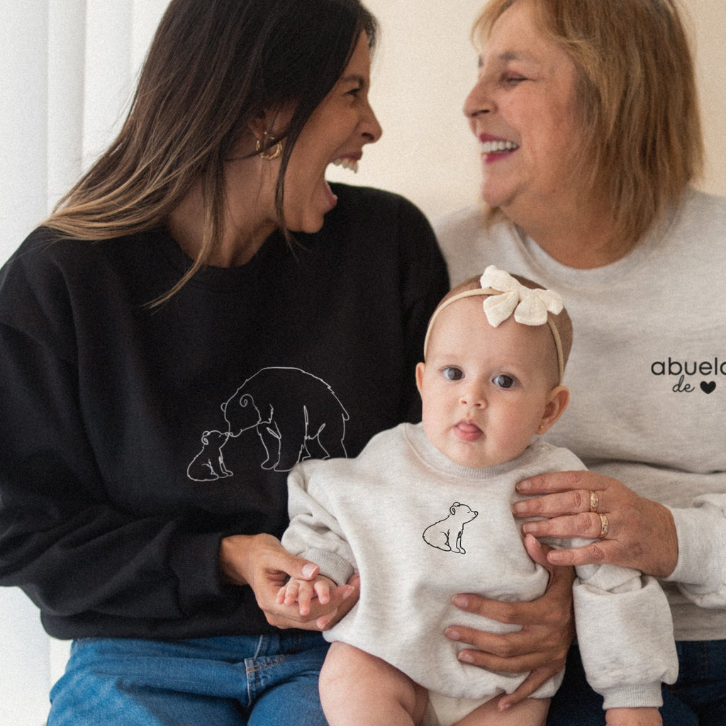 Polera Adulto Mama Bear (1 cachorro)