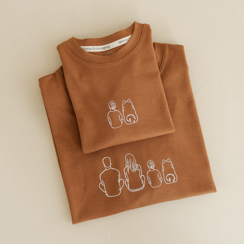 Polera Adulto The Cool Family (c)