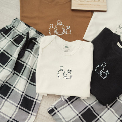 PANTS FELPA de Pijama a cuadros (invierno)