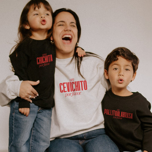 Polera Adulto Plato típico, por favor