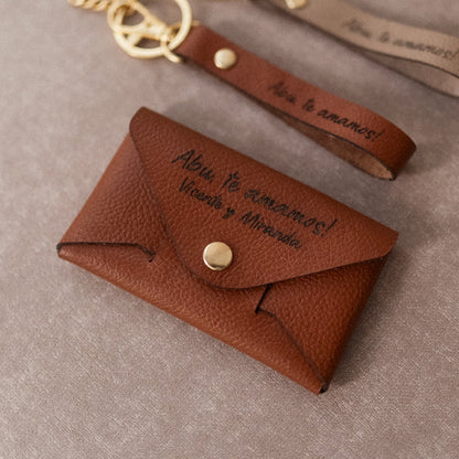 Mini Clutch de cuero (personalizado)