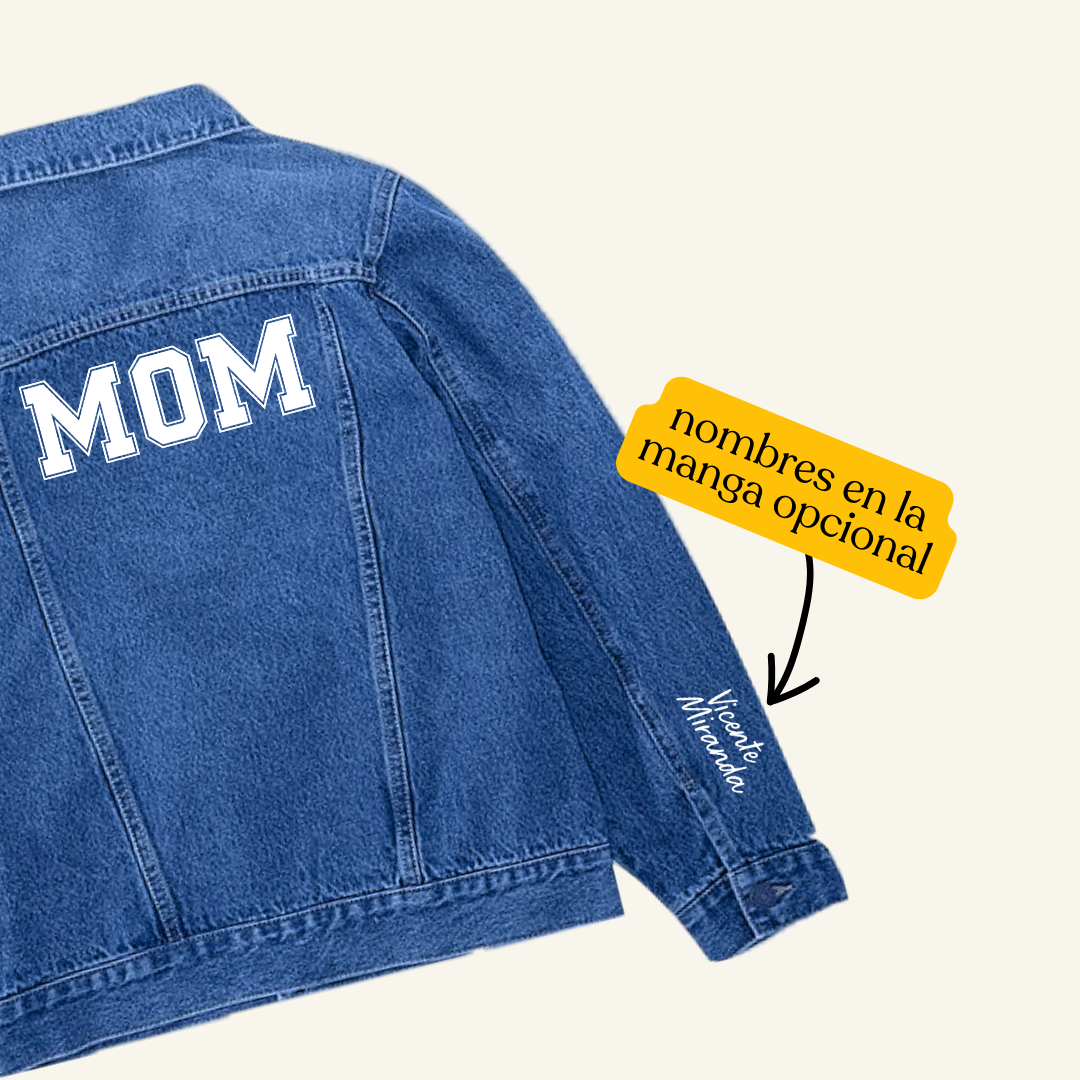 Casaca de jean Mujer personalizada