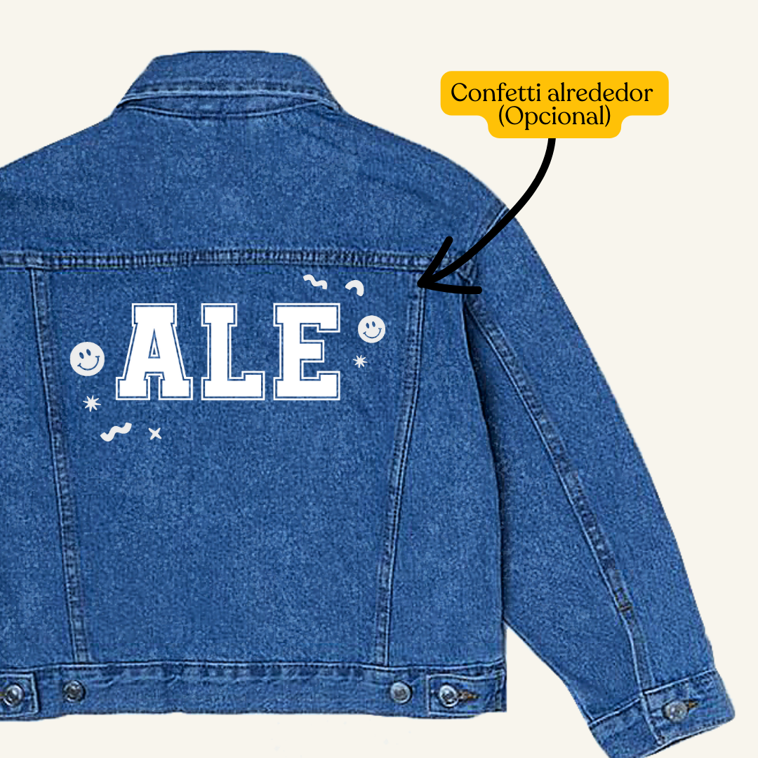 WAREHOUSE SALE · Casaca Jean Kid