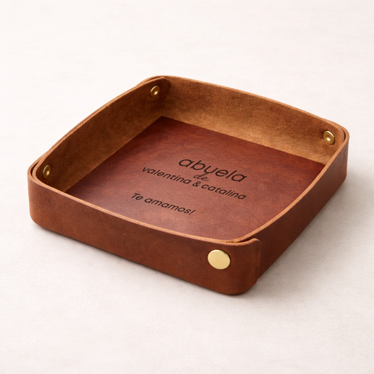 Organizador de Mesa de Noche Cuero Abuela de __________