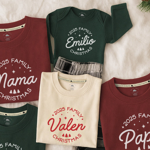 Sello Navidad KIDS Nombre Personalizado -XMAS-