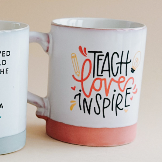 Taza Teach Love Inspire