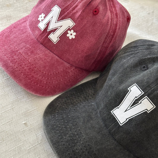 Gorra vintage INICIAL Personalizada