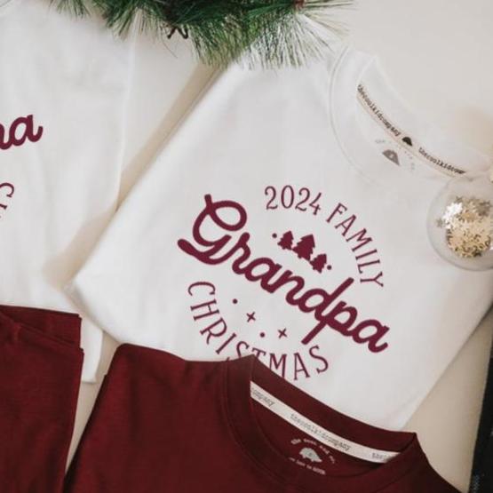 Polo de Adulto Sello Christmas Grandpa