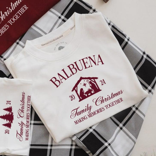 Polo Family Christmas Apellido Personalizado