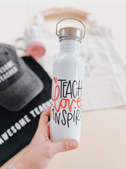 Botella Teach Love Inspire