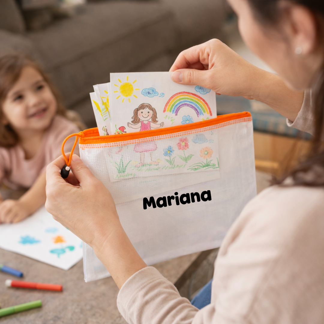 Sobre con cierre plastificado personalizado - B2 Scool