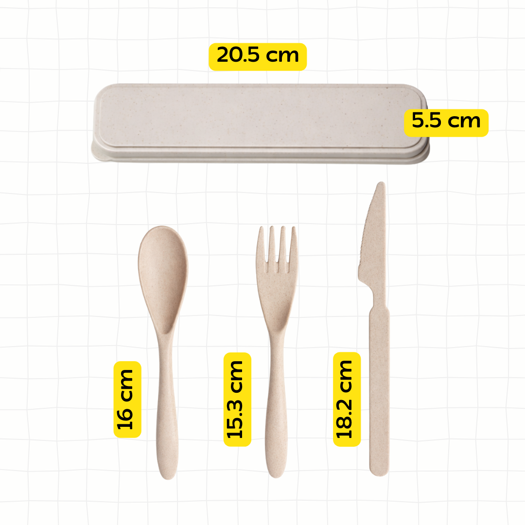 Scool Cubiertos de bamboo '25