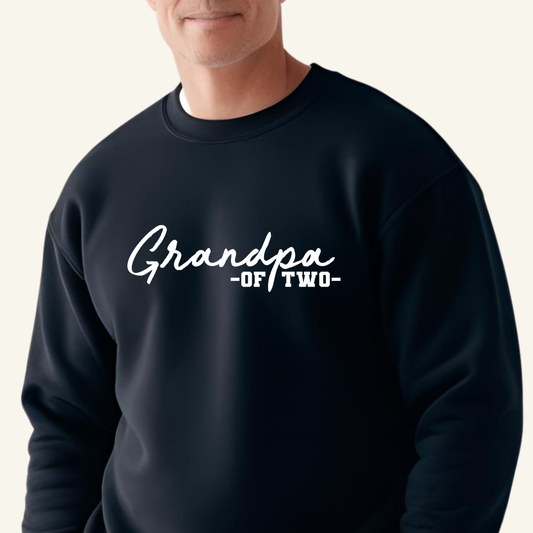 Polera de Hombre Grandpa of ___ (número de hij@s personalizado)