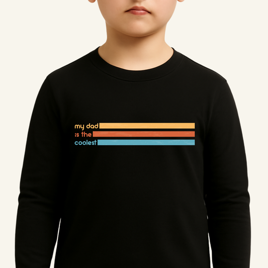 Polera Kid my dad is the coolest