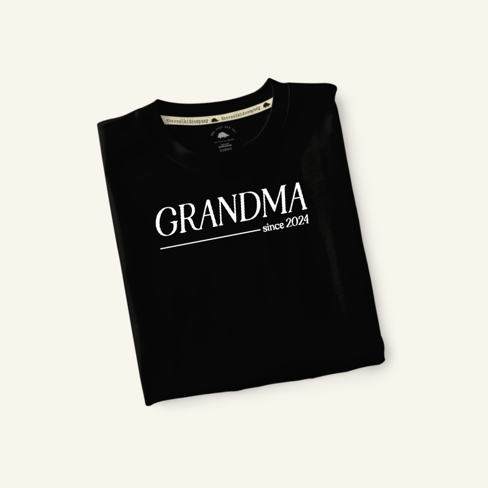 Polera de Adulto GRANDMA SINCE (año personalizado)