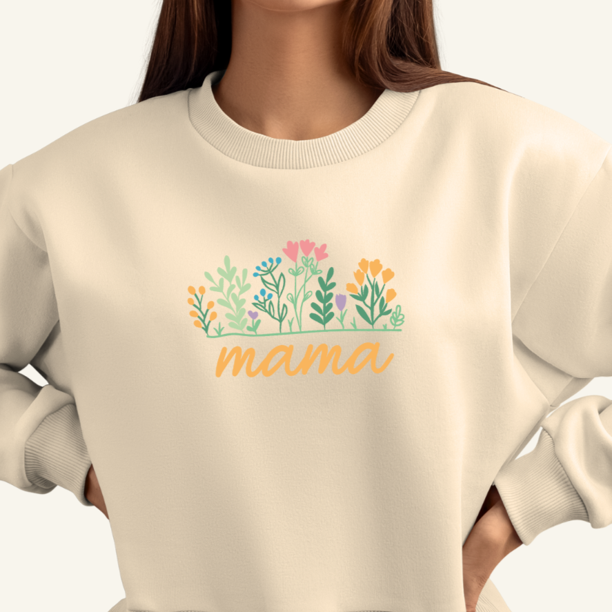Polera de Adulto mama flowers