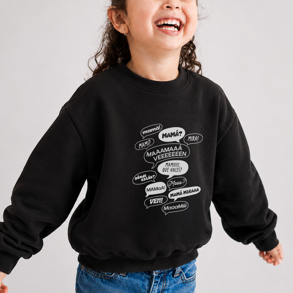 Polera KID Mamá Mamá Mamá Comic