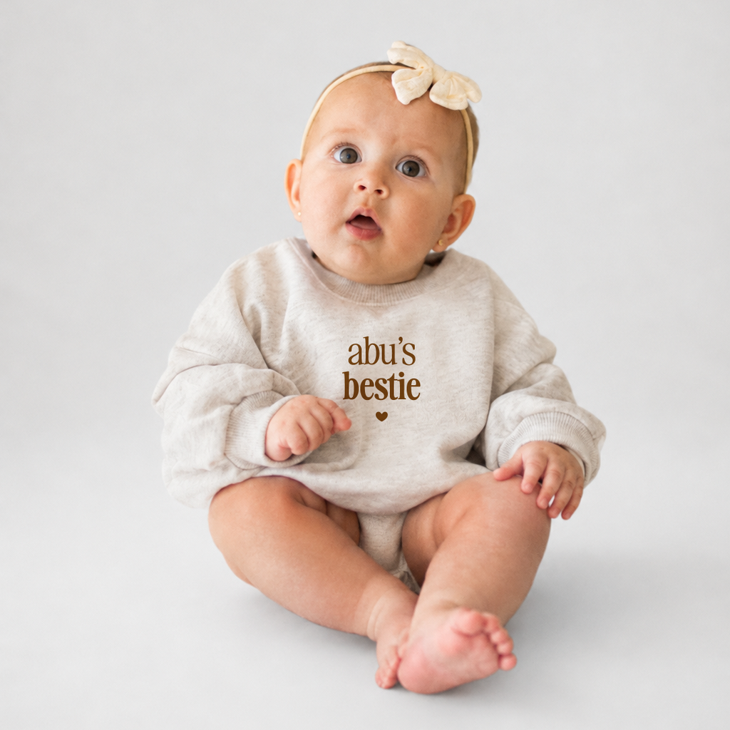 Polera KID Abu's Bestie (nombre personalizado)