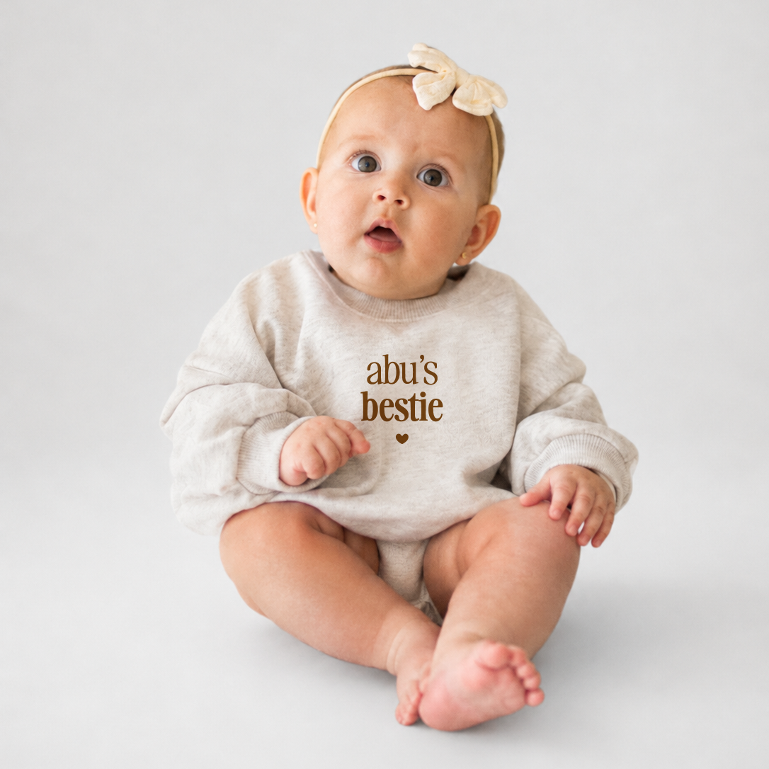 Polera KID Abu's Bestie (nombre personalizado)